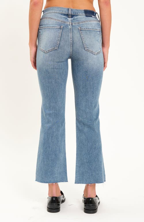 Shop Daze Runaway Low Rise Crop Flare Jeans In Downtown