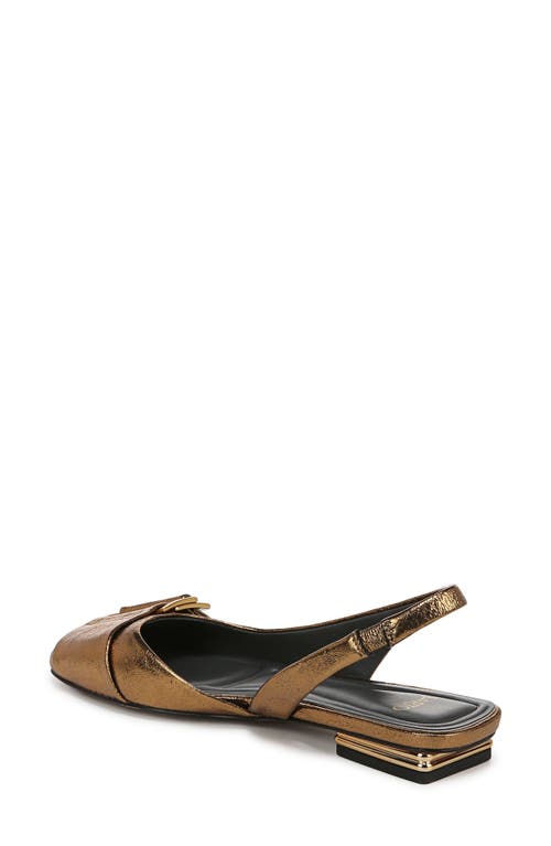 Shop Sarto By Franco Sarto Tracy Slingback Half D'orsay Flat In Bronze