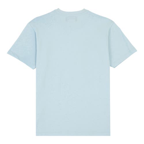 Shop Vilebrequin Surf And Mini Moke Cotton T-shirt In Ciel