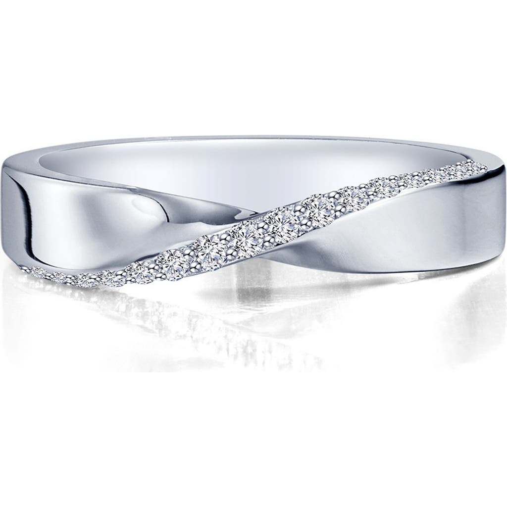 Lafonn Twist Simulated Diamond Band Ring in White