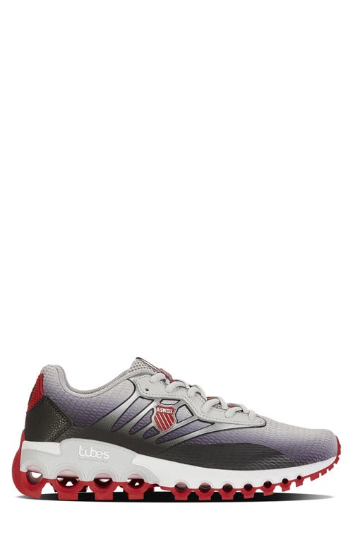 Shop K-swiss Tubes Sport Sneaker In Gray/black/red