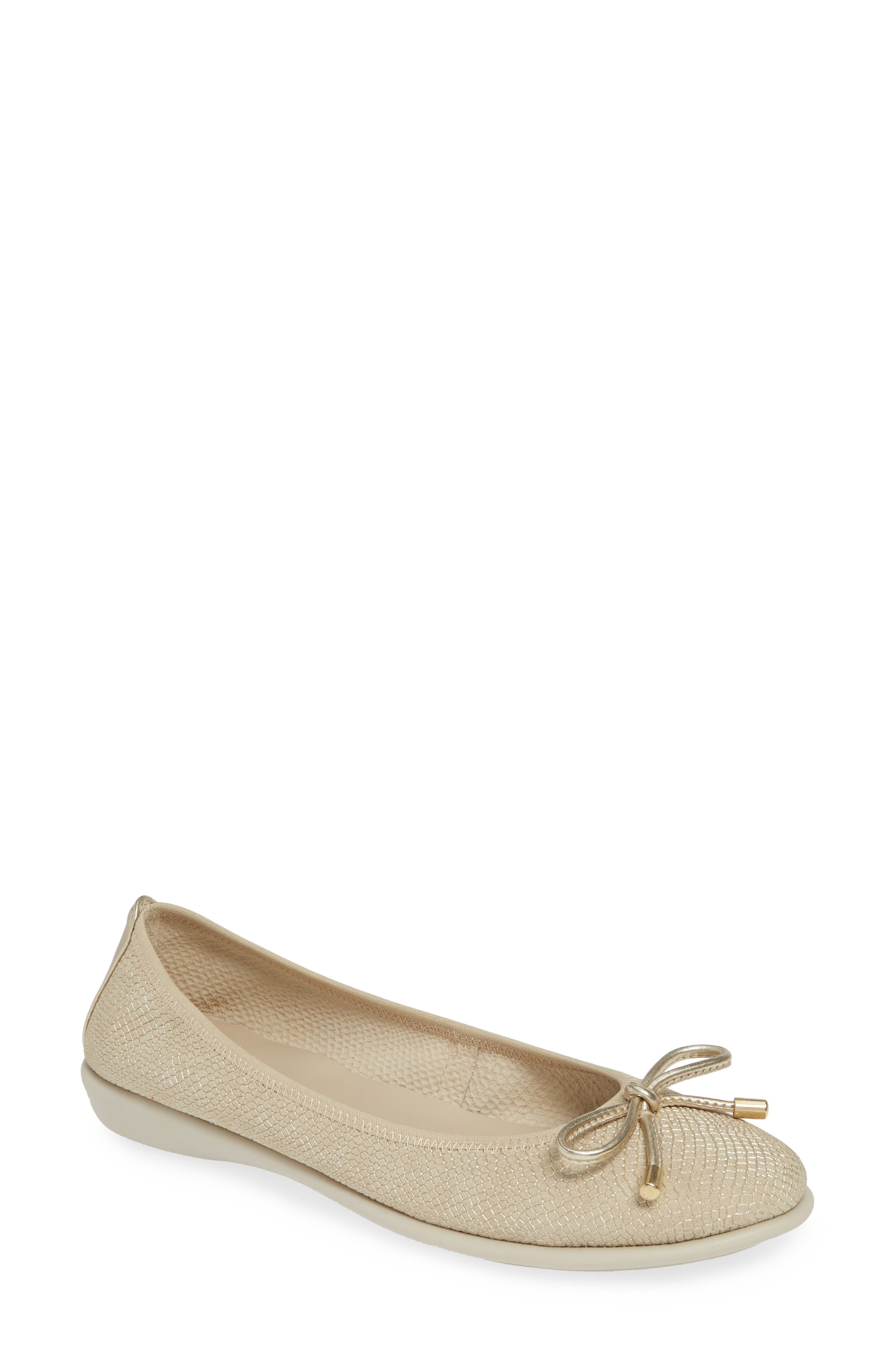 The Flexx Miss Italia Ballet Flat, Metallic