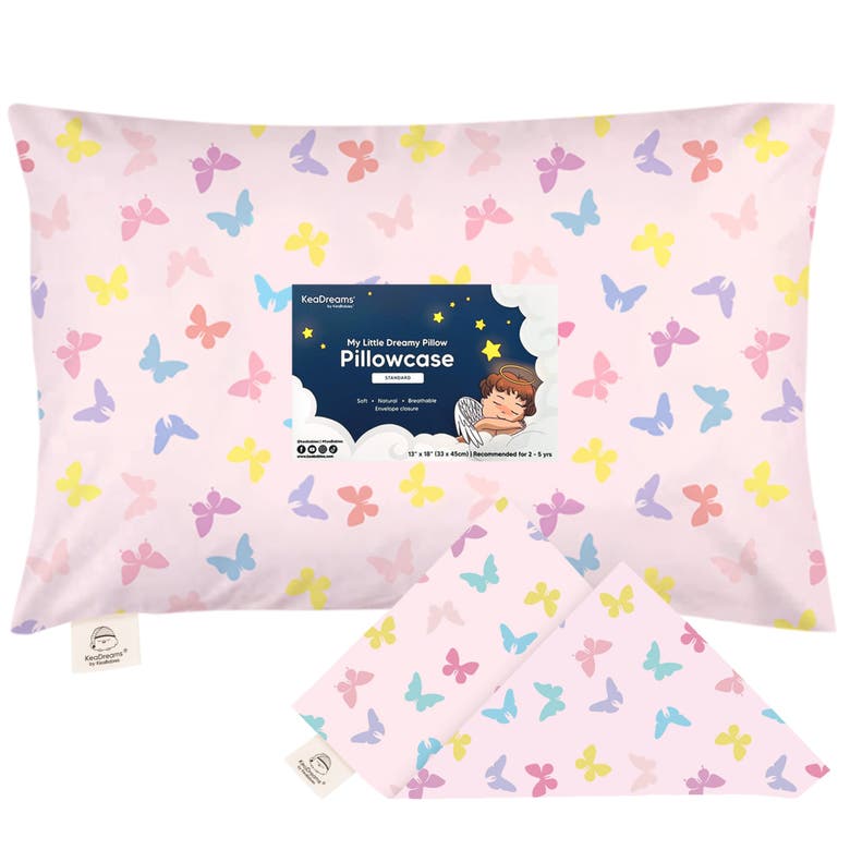 Shop Keababies Printed Toddler Pillowcase 13x18" In Flutter