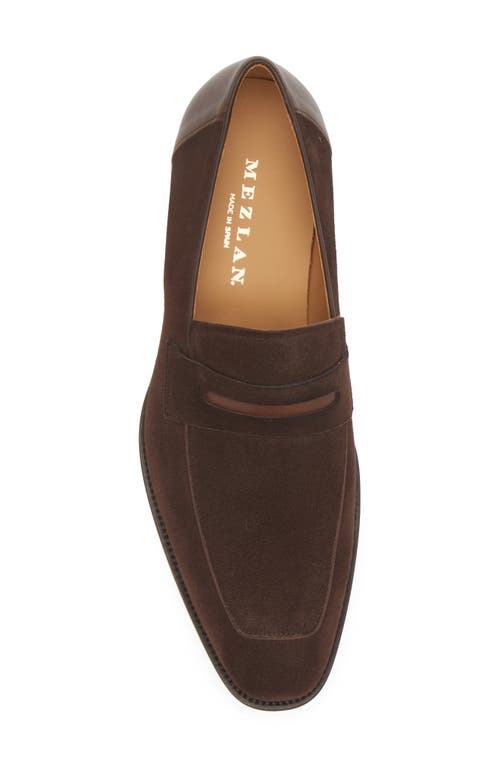 Mezlan Galeno Penny Loafer In Brown