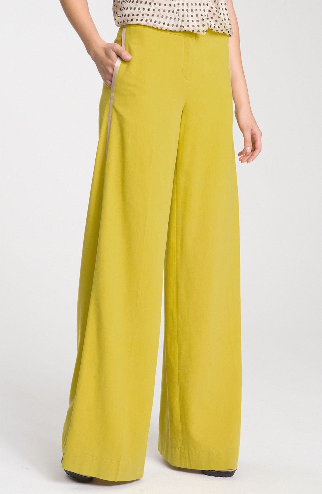 Robert Rodriguez Extreme Wide Leg Silk Tuxedo Pants Nordstrom