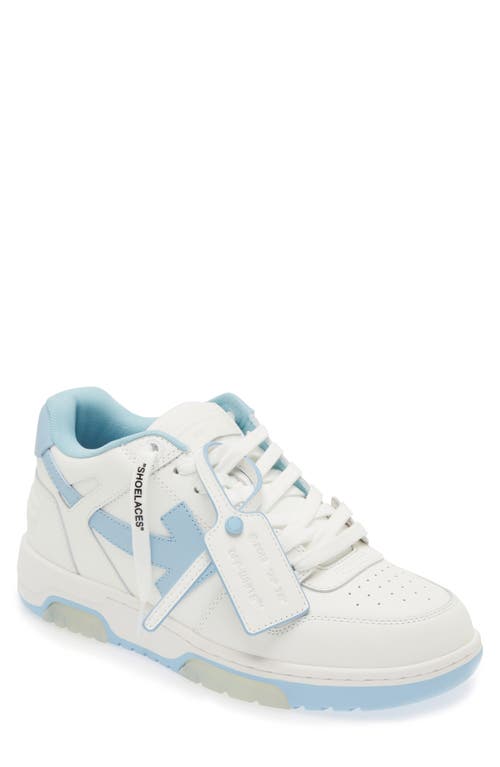 Off-white Out Of Office Low Top Sneaker In White/light Blue