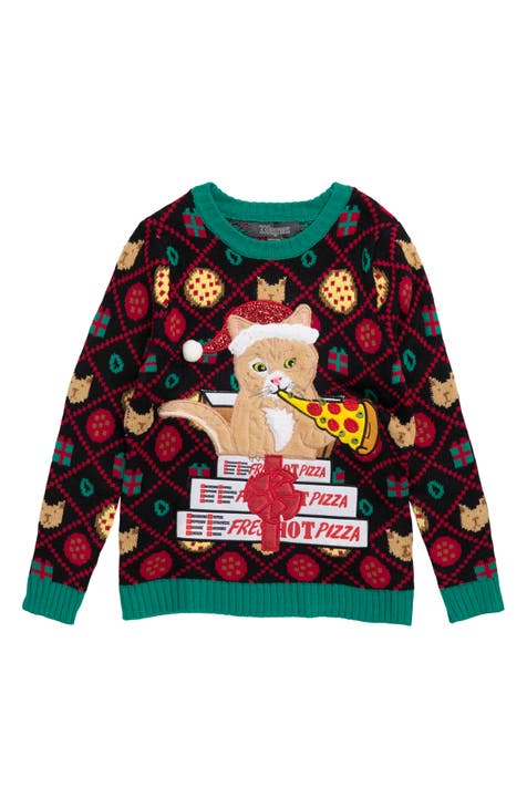 Andy & Evan Toddler Holiday Yeti Long Sleeve Tee : Target