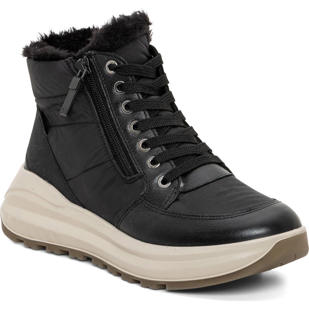 Ara Madrona Gore-tex® Waterproof Bootie In Black