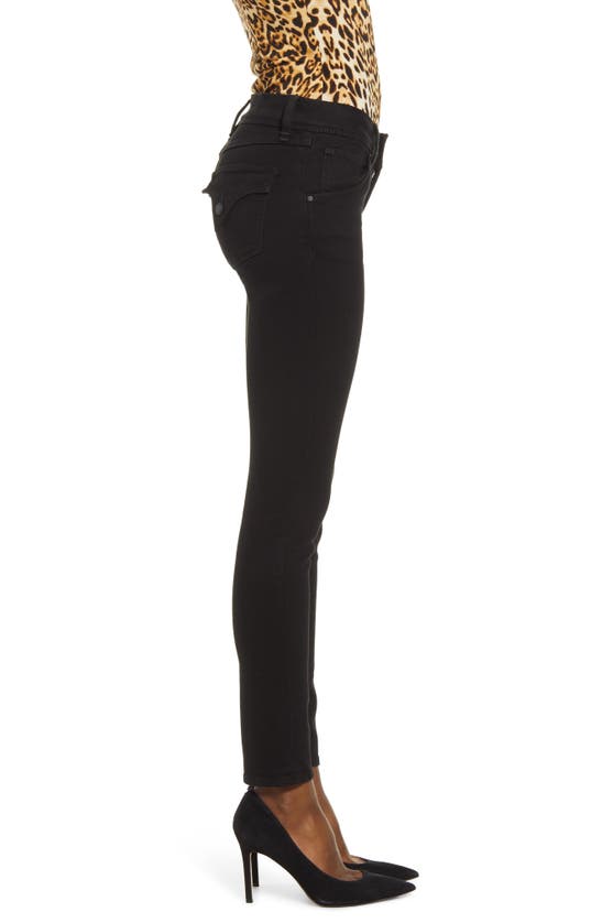 Hudson Collin Ankle Skinny Jeans In Black