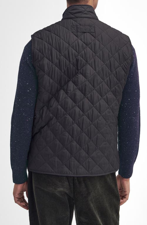 Shop Barbour New Lowerdale Quilted Gilet Vest In Charcoal