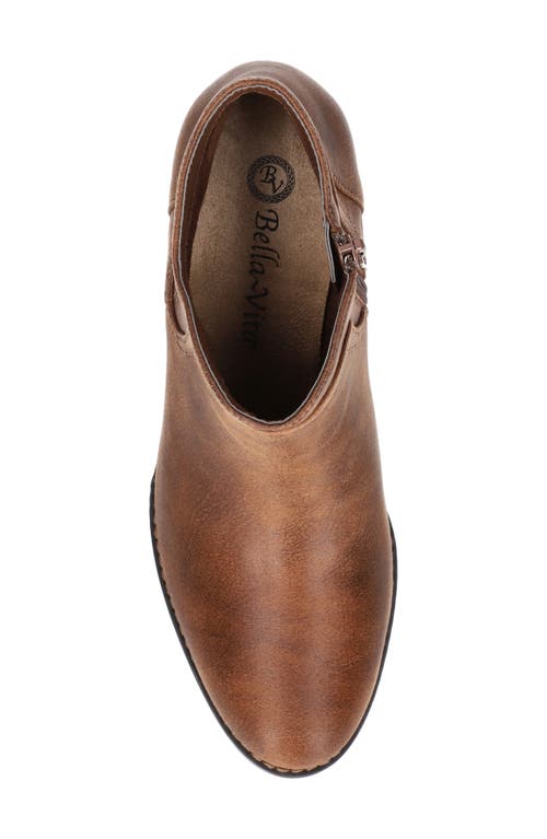 Bella Vita Trust Bootie In Tan