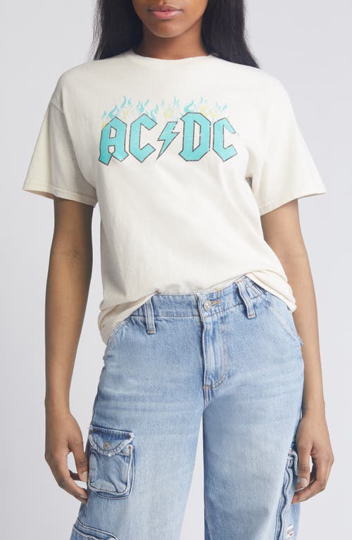 AC/DC Graphic T-Shirt in Natural
