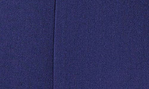 Kasper Crepe One-button Blazer In Navy
