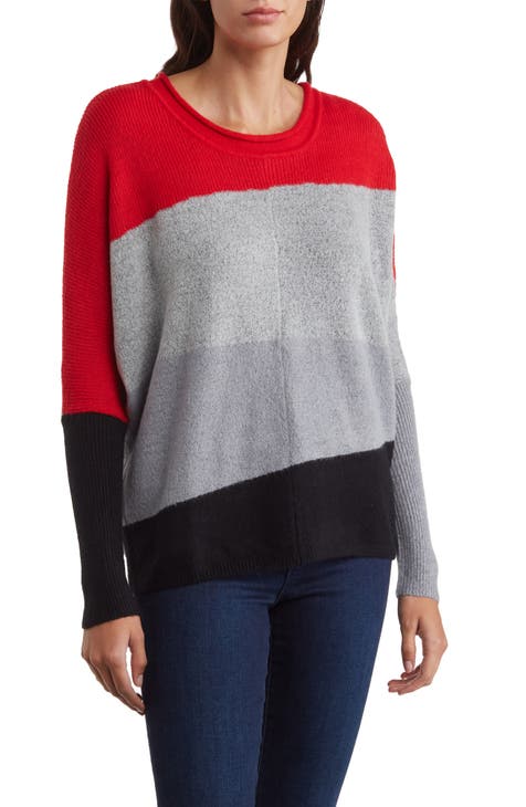 Women's Red Pullover Sweaters