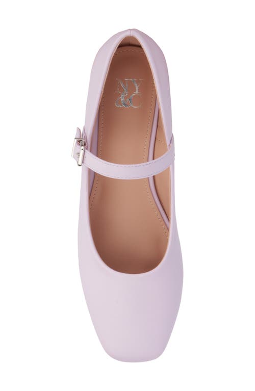 New York And Company Page Mary Jane Ballet Flat In Lilac