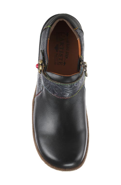 L'artiste By Spring Step Gyarados Flat In Black Multi