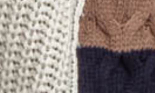 BLU PEPPER BLU PEPPER COLORBLOCK SWEATER