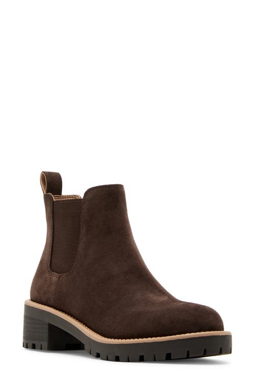 Shop Blondo Mayes Waterproof Chelsea Boot In Java Suede