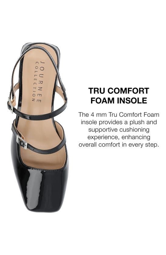 Journee Collection Gretchenn Slingback Mary Jane Pump In Black