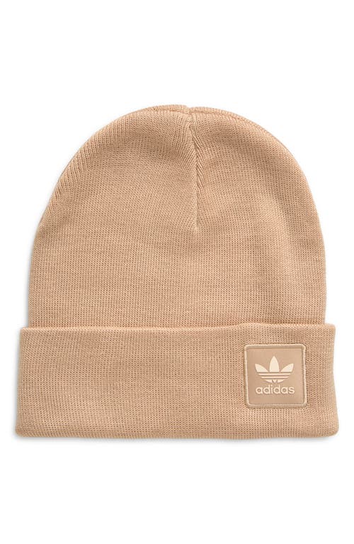 Shop Adidas Originals Adidas Grove 2.0 Beanie In Light Beige