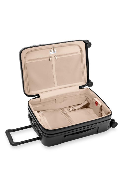 Briggs & Riley Essential Carry On Expandable Spinner Suitcase In Black