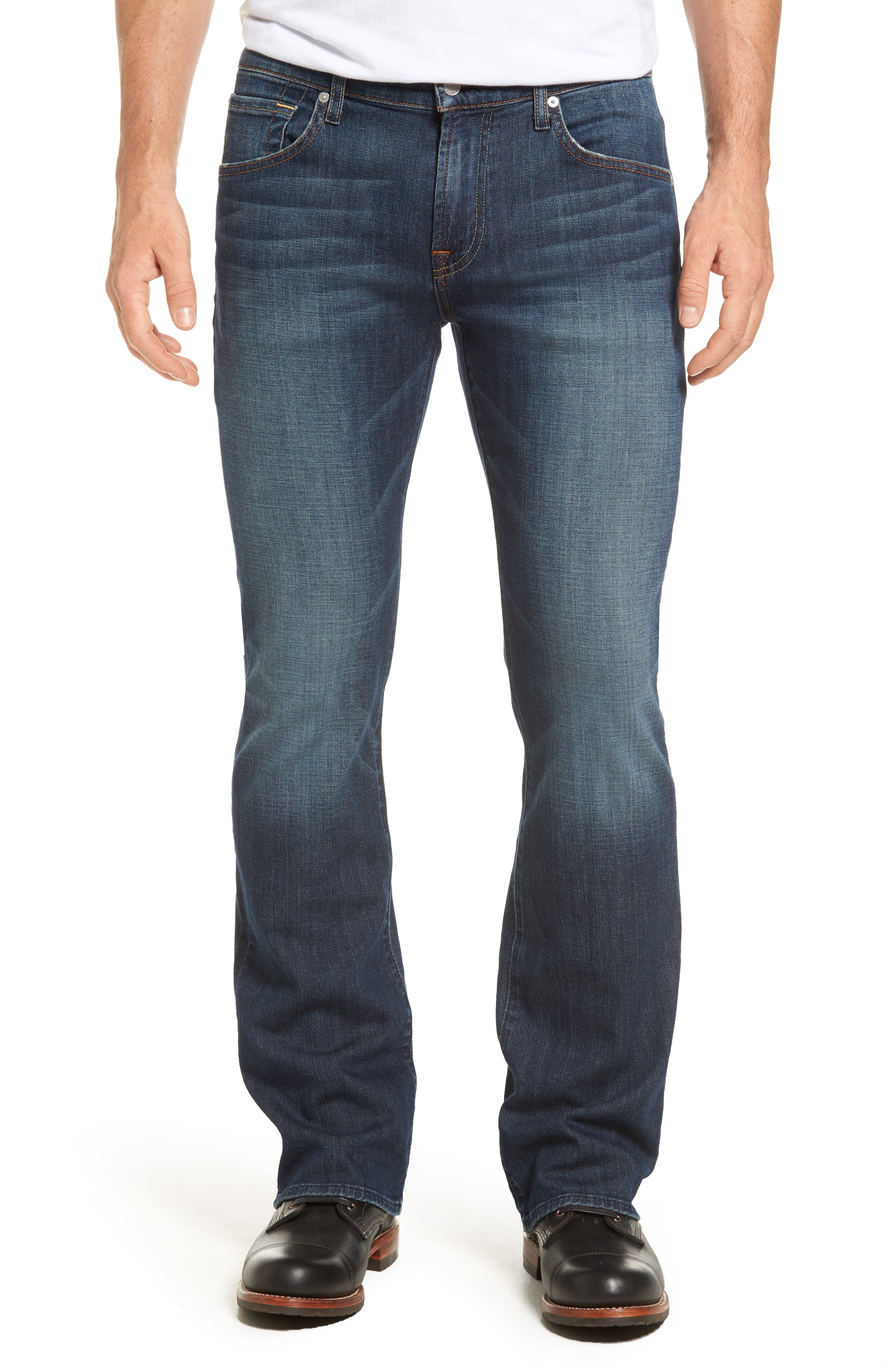 All Mankind® Brett Bootcut Jeans (Dark 