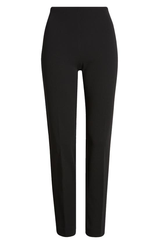 Anne Klein Hollywood Waist Pull-on Knit Pants In Anne Black
