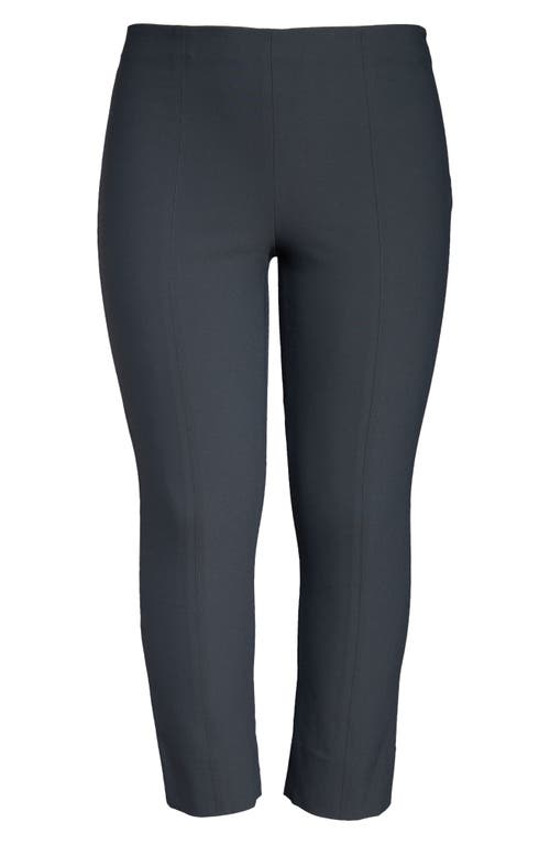 Shop Vince Front Seam Leggings In Dark Grey