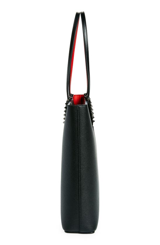 Shop Christian Louboutin Cabata Leather Tote In Black
