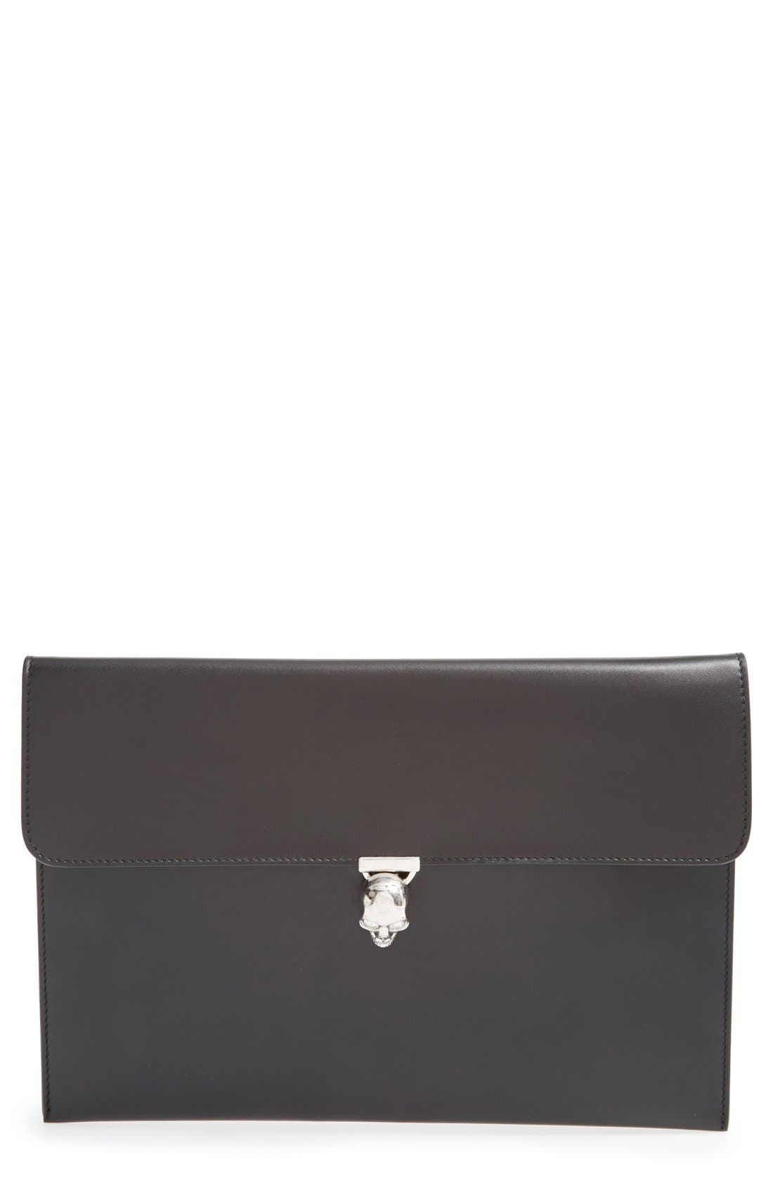 Alexander McQueen 'Skull' Envelope Clutch Nordstrom