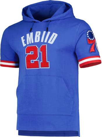 Youth Philadelphia 76ers Joel Embiid Nike Royal Name & Number T-Shirt