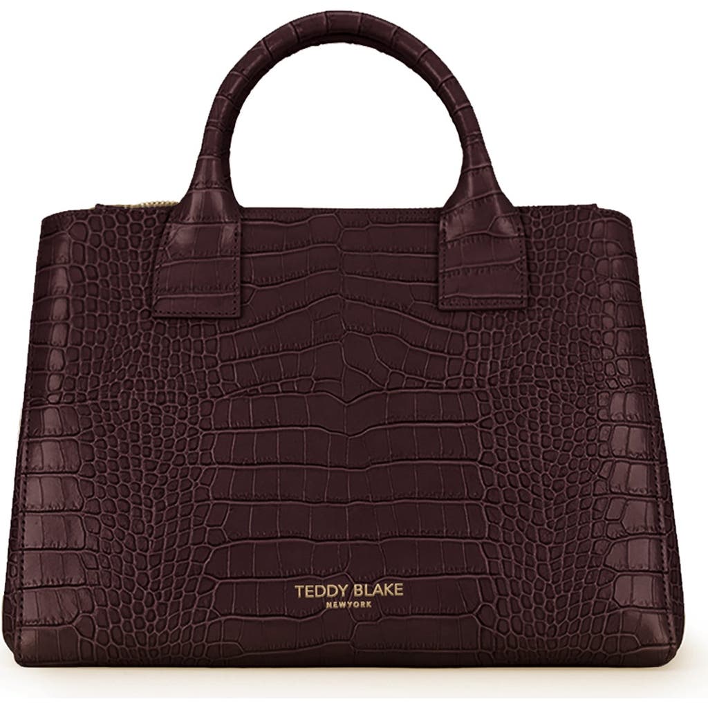 Teddy Blake Bella Croco 12" In Dark Brown