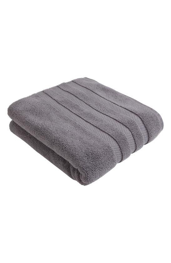 Shop Bedhog 8-piece Zero Twist Cotton Towel Set In Charcoal