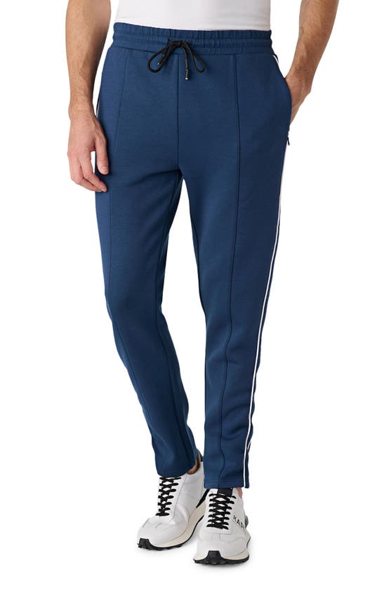 Karl Lagerfeld Zip Pocket Track Pants In Blue