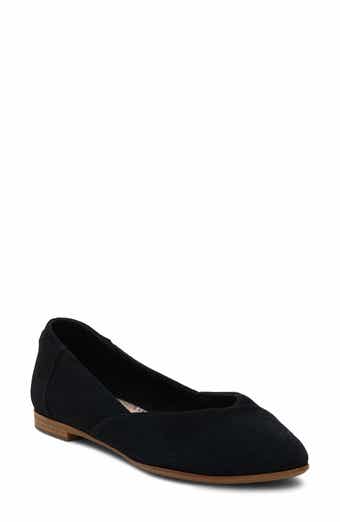 Toms black ballet deals flats