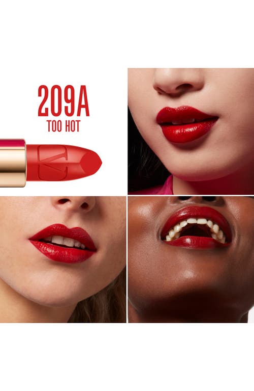 Shop Valentino Rosso  Refillable Lipstick In 209a/satin