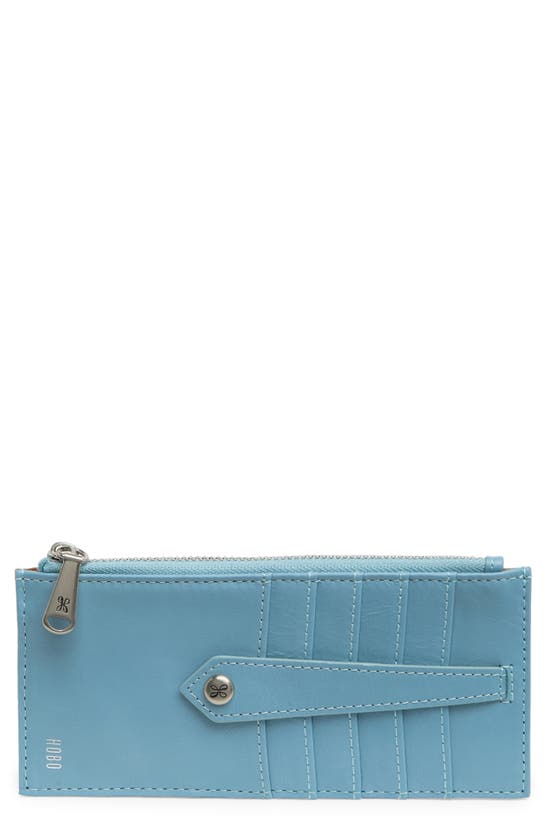 Hobo Linn Leather Wallet In Blue Mist
