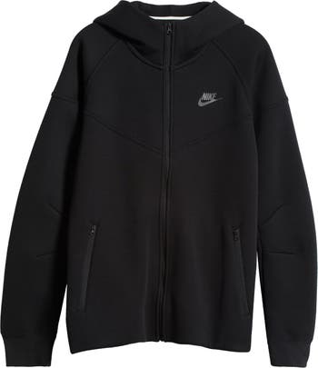 Nike Sportswear Tech Fleece Windrunner Full Zip Hoodie Black / Black