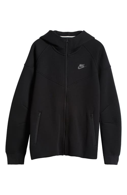 Nike Womens Sportswear Tech Fleece Windrunner Full Zip Hoodie Xs 3x In Black/black