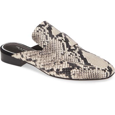 Rag & Bone Aslen Loafer Mule, Black