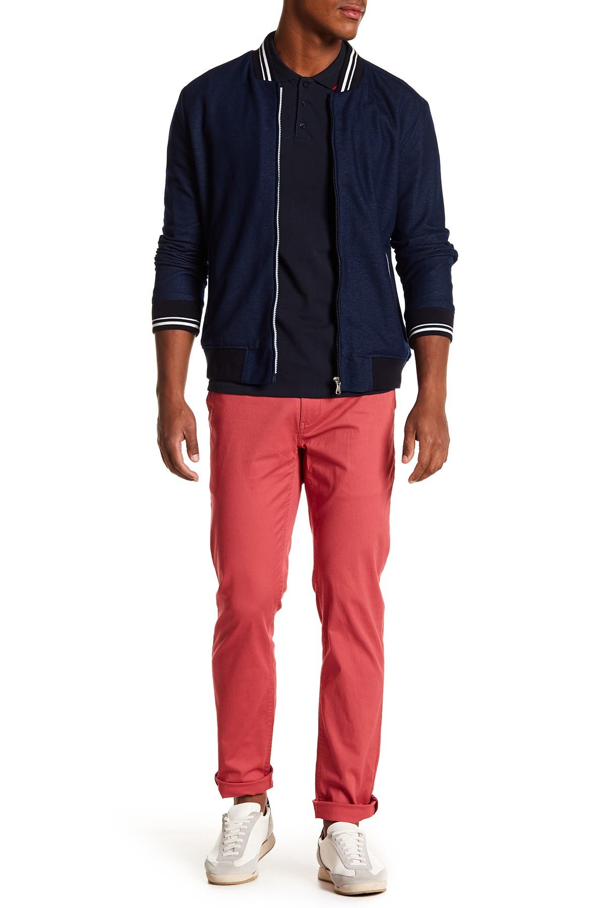 ben sherman solid stretch chino pants