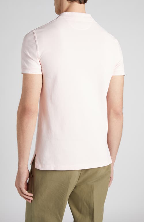 Tom Ford Short Sleeve Cotton Piqué Polo In Pink