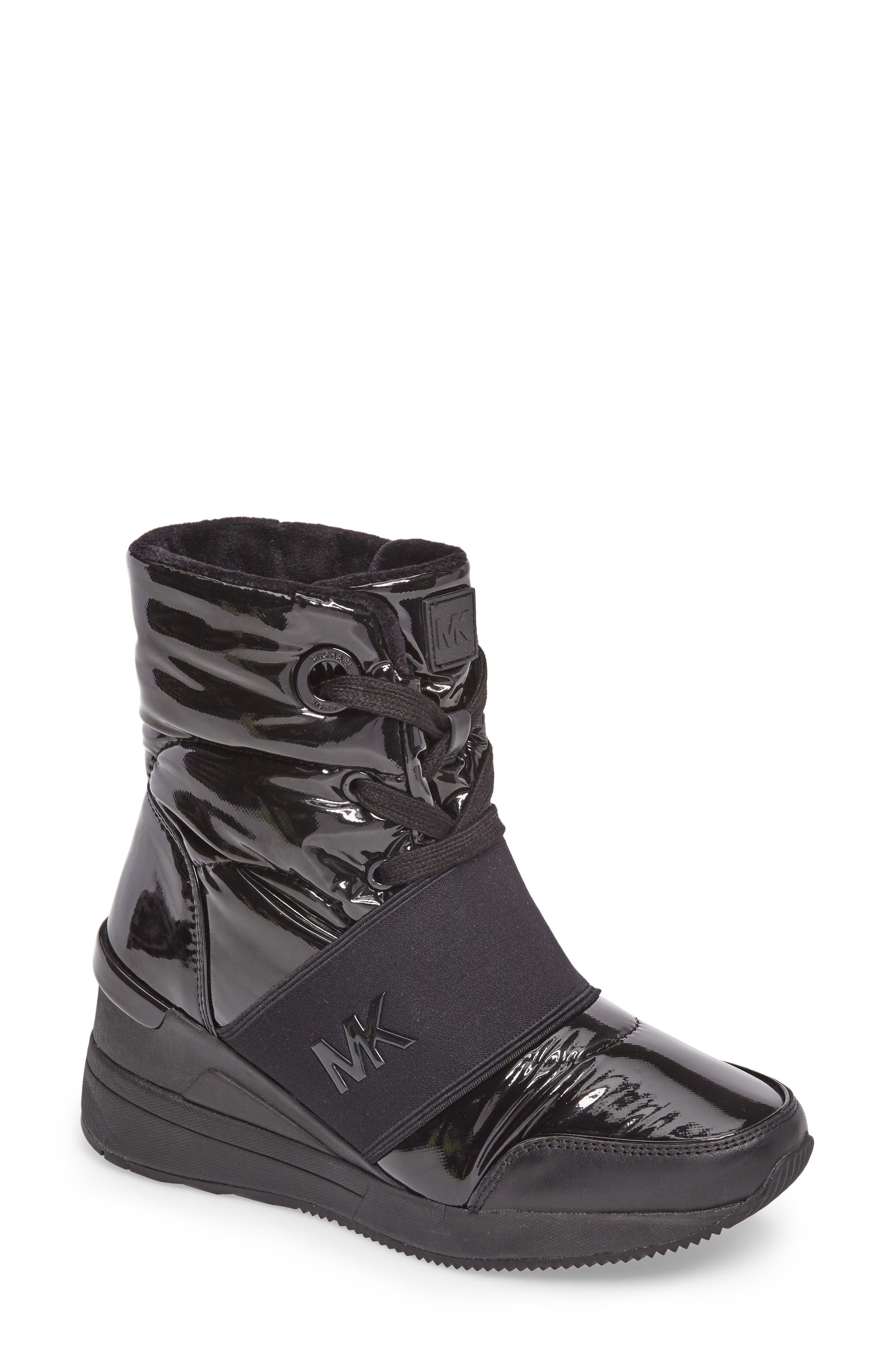 michael kors shay boots black