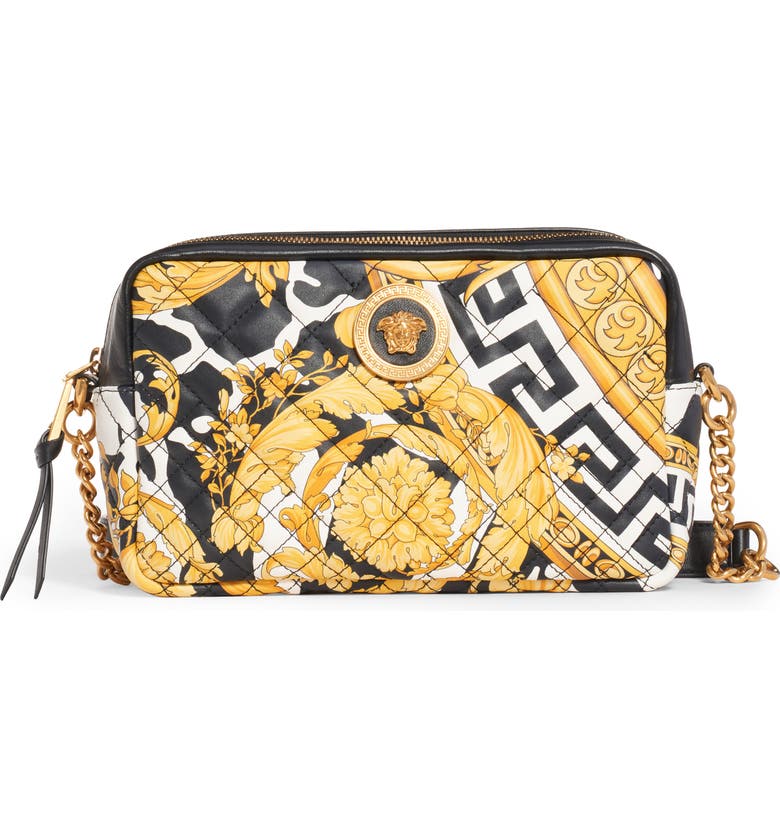 Versace First Line Wild Print Leather Camera Bag | Nordstrom