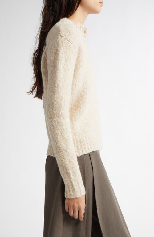 Shop Paloma Wool Crush Henley Sweater In Ecru