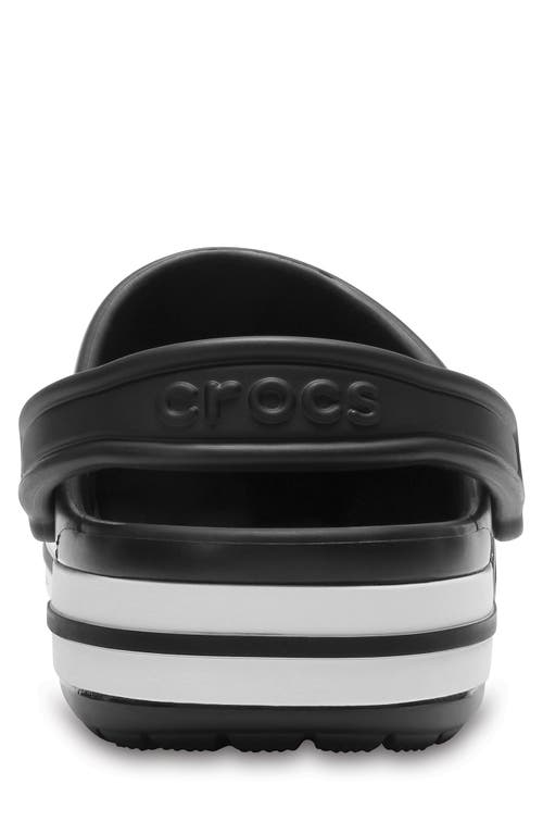 Crocs Bayaband Comfort Clog In Black/white