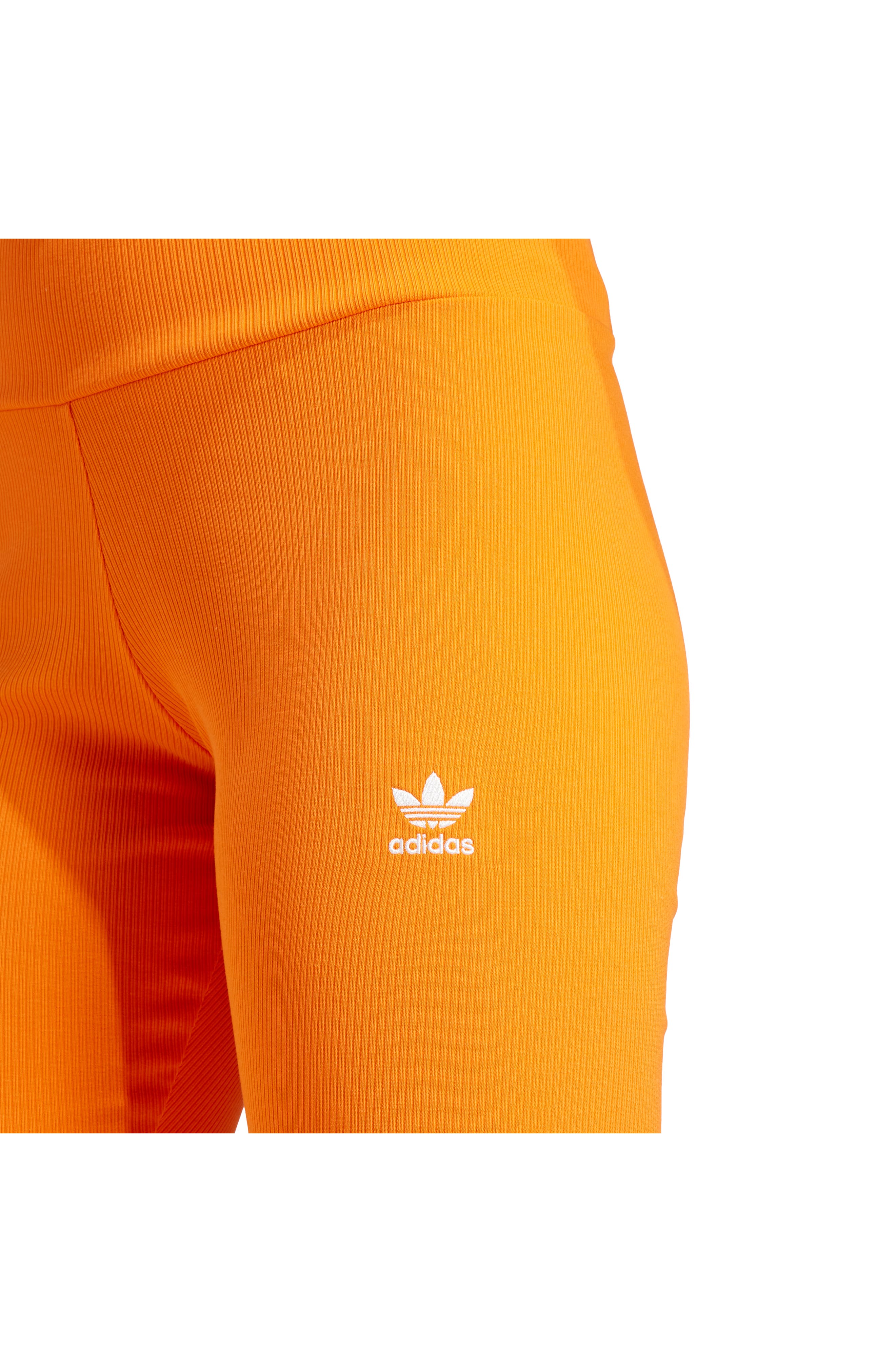 adidas Training Techfit color block high rise legging shorts in brown,  orange and purple