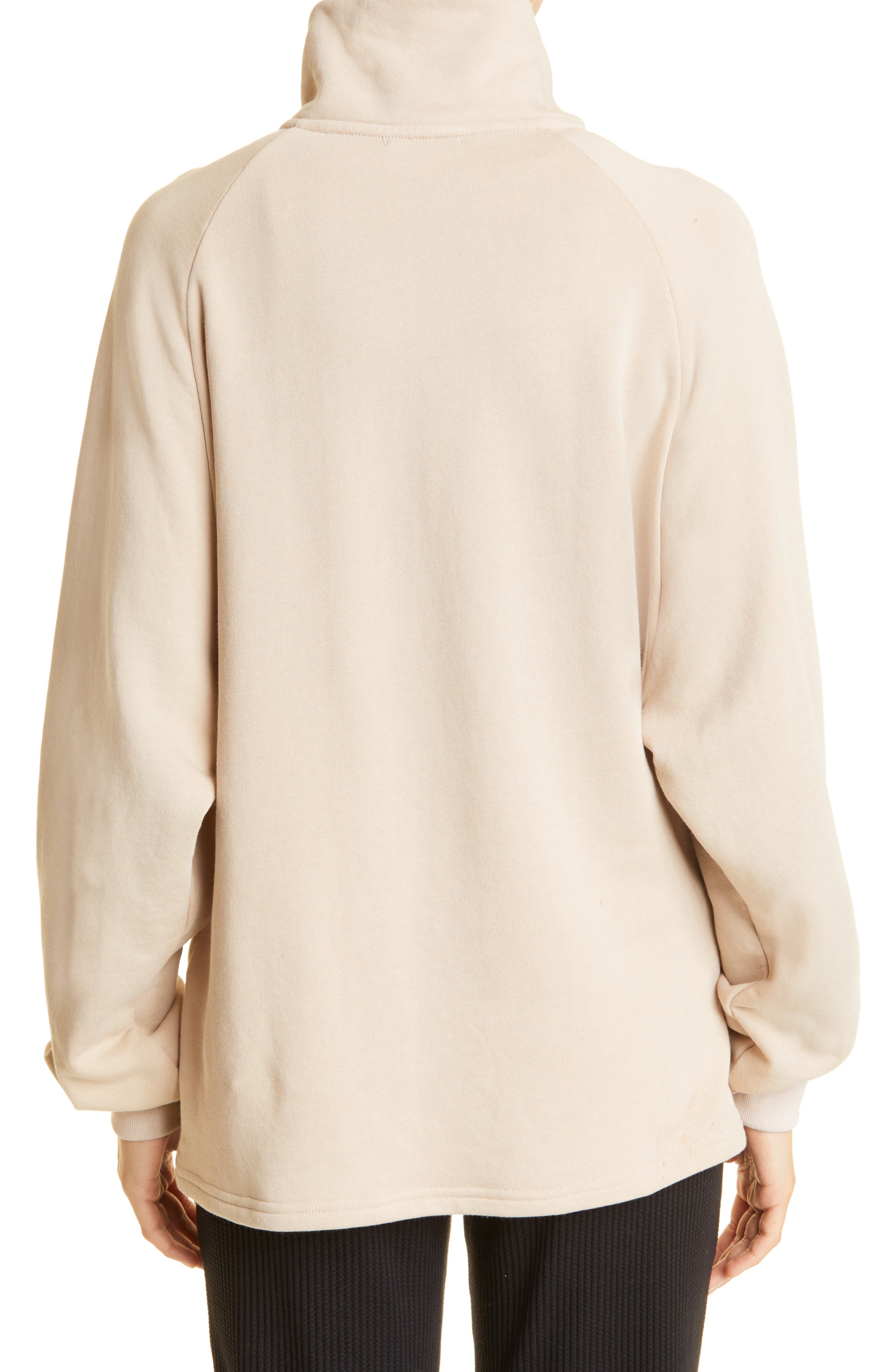 cotton french terry sweatshirt