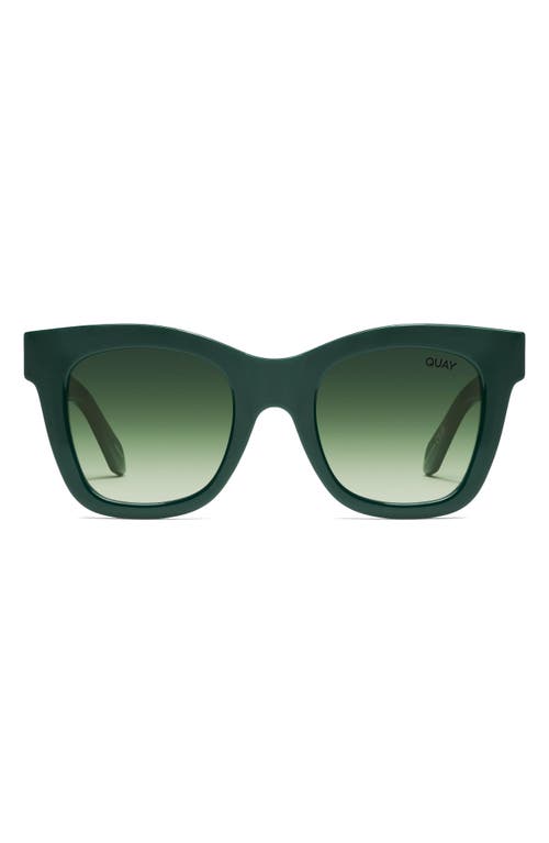 After Hours 51mm Square Sunglasses in Emerald