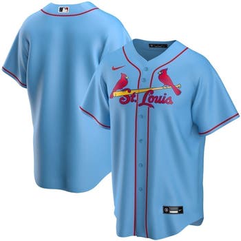st louis cardinals shirt blue small